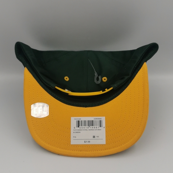 🔥RARE🔥Adidas CFL Edmonton Eskimos Cap adjustable youth - Picture 2 of 4